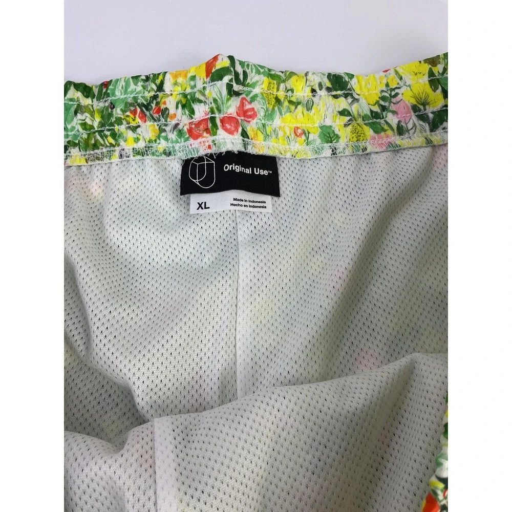 Original Use XL Floral Print Drawstring Shorts Women's Lightweight Summer Casual
